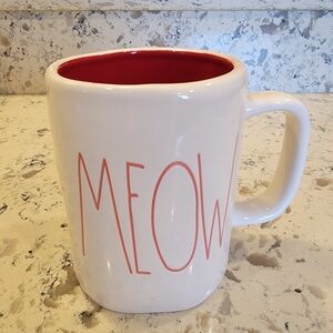 Rae Dunn Meow‎ Mug Red